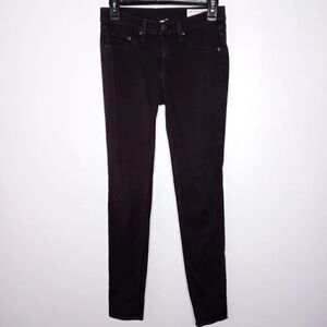 Rag & Bone skinny jeans in dark eggplant size 27